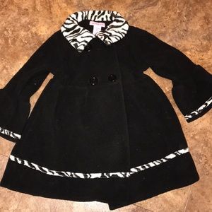Girls winter dress coat